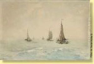Depart Des Pecheurs by Henri Stacquet