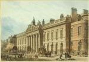 Outh View Of The New Custom House; East India House