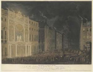 The House In Portman Square, Of His Excellency L. G. Otto by Joseph Constantine Stadler