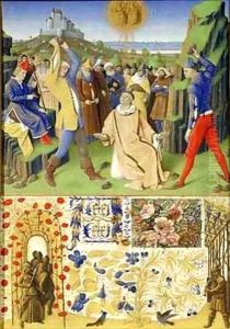 The Suffering of the Saints The Martydom of St Stephen by Jean Fouquet