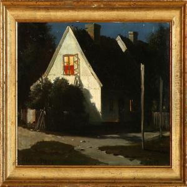 Moonlight In Thefishing Village Hornbaek - view 1