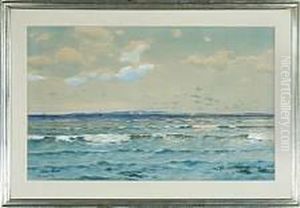 A Coastal Scenery Near Aalsgaarde Village, Denmark by Fritz Staehr-Olsen