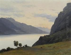 Evening At Walensee. 1908. Evening At Walensee. 1908.