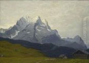 Blick Auf Das Zugspitzmassiv.