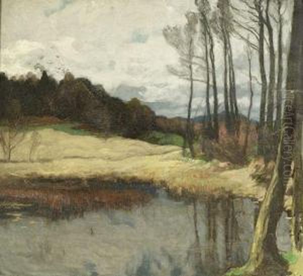 Herbstlandschaft Mit See - view 1