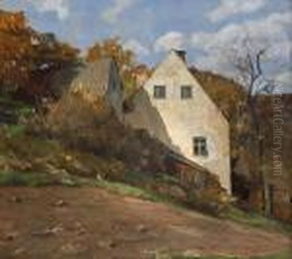 Bauernhauser In Herbstlicher
Landschaft. - view 1