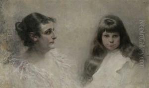 Doppelportrat "mutter Und Tochter"
Ol/leinwand, Signiert, Auf Dem Keilrahmen Alter Numerierter by Friedrich Stahl