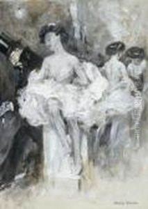 Ballett-tanzerinnen Mit Zuschauer. by Friedrich Stahl