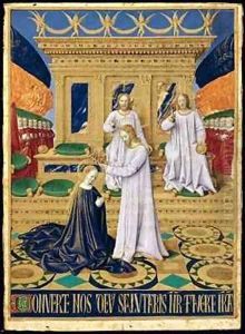 The Coronation of the Virgin by Jean Fouquet