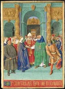 The Marriage of the Virgin by Jean Fouquet