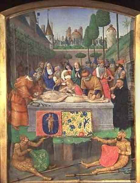 The Entombment from the Hours of Etienne Chevalier - view 1