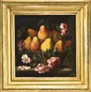 Natura Morta Con Pere E Rose Natura Morta Con Pere E Rose