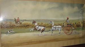 La Chasse A La Caleche by Henry William Standing