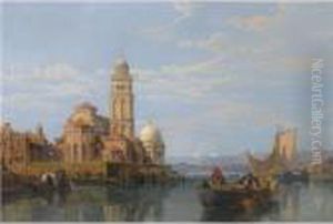 At Bellagio On Lake Como by George Clarkson Stanfield
