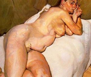 Nacked Woman on a Sofa