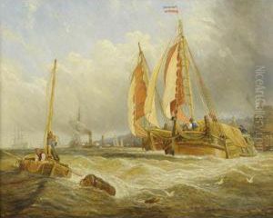 Barche Di Pescatori by George Clarkson Stanfield