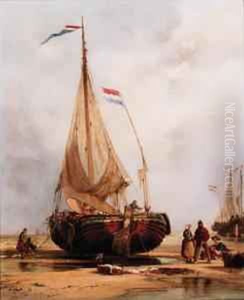 On The Beach At Scheveningen, Holland - view 1