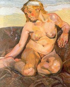 Girl Holding her Foot