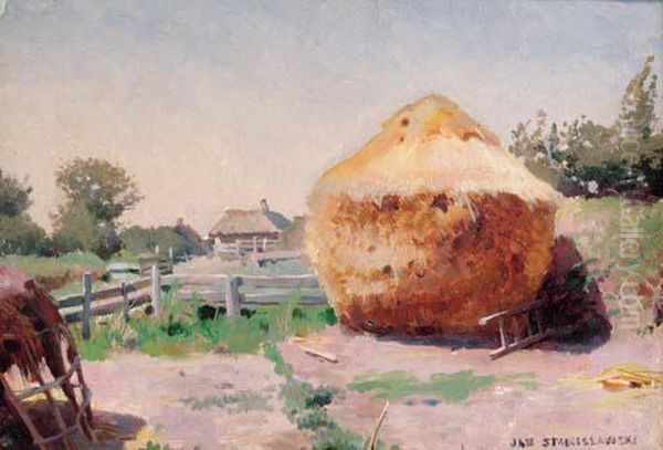 A Haystack; And The Vegetable Garden - view 1