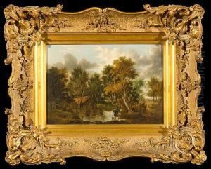 Woodland River Landscape