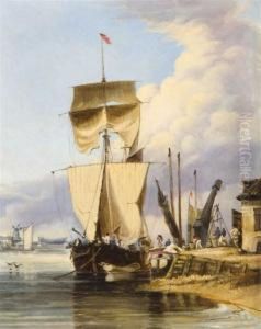 Vessel Alongside A Quay
