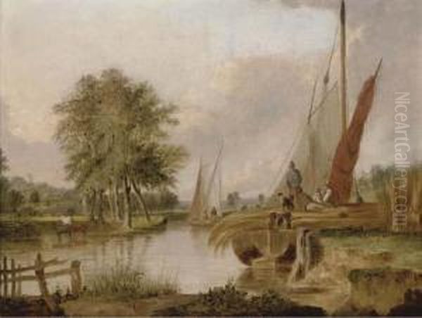 The Old River At Thorpe - view 1