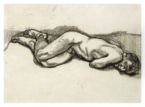 Naked Man on a Bed (H. 31 I) Naked Man on a Bed (H. 31 I)
