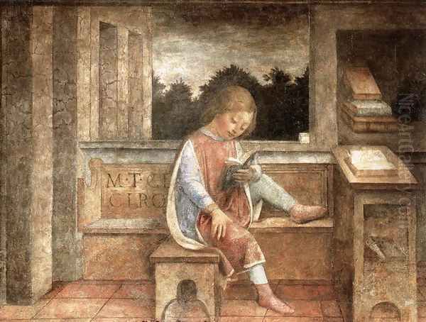 The Young Cicero Reading c. 1464 by Vincenzo Foppa