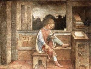 The Young Cicero Reading c. 1464 by Vincenzo Foppa
