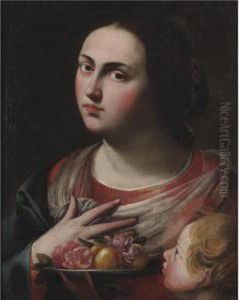 Portrait Of A Young Woman With A Child Portrait Of A Young Woman With A Child