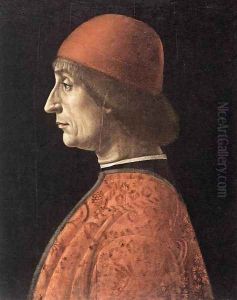 Portrait Of Francesco Brivio by Vincenzo Foppa