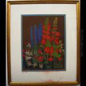 Wildflowers (holly Hocks, Poppies, Etc.) by Owen B. Staples