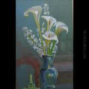 Vase Of Calla Lillies; Hart House Interior