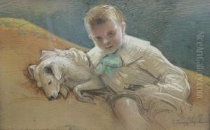 The Boy And Dog by Robert Ponsonby Staples