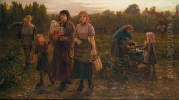 Evening; Return From The Hop Fields - view 1