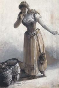 Haidee, The Pirate's Daughter, Finding The Shipwrecked Body Of Don Juan by Robert Ponsonby Staples