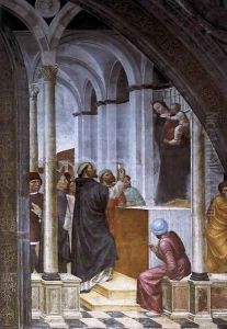 Miracle of the False Madonna by Vincenzo Foppa