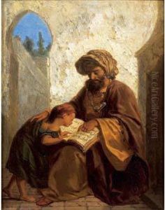 La Lecture Du Coran En Turquie by Julius Josephus Gaspard Starck