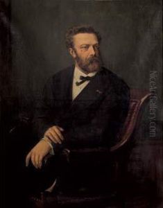 Portrait De Monsieur A La Legion D'honneur by Julius Josephus Gaspard Starck