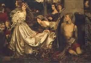 The Uninvited Guest 1906 by Vincenzo Foppa