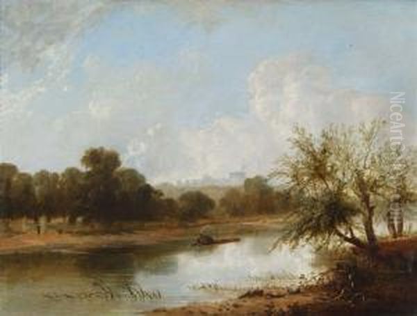 Windsor Castle From Datchet Bridge - view 1