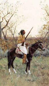 Plains Indian by Henry Farny