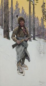 A Moment of Suspense by Henry Farny
