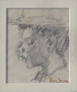 Portrait Of Young Farmer Estate Stamp Signed Developed By A Collector Portrait Of Young Farmer Estate Stamp Signed Developed By A Collector