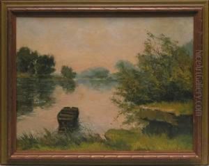 Rowboat On River