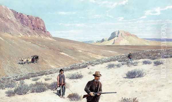 Theodore Roosevelt "Sage Grouse Shooting" - view 1