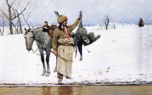 Wild Turkey by Henry Farny