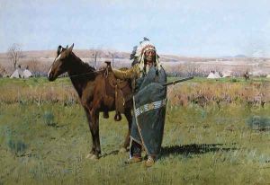 Chief Spotted Tail by Henry Farny