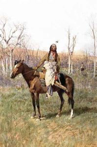 Crow Scouts by Henry Farny