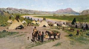 In the Foothills of the Rockies by Henry Farny